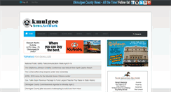 Desktop Screenshot of okmulgeenews.net